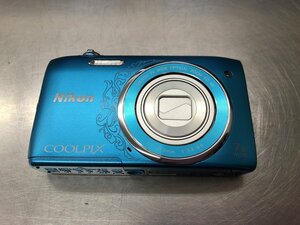 送料無料 ジャンク 通電不可 Nikon ニコン COOLPIX S3500 デジタルカメラ 囗K巛■