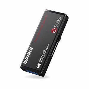 【中古】BUFFALO USB3.0 セキュリティーUSBメモリー ウイルスチェック 5年 64GB RUF3-HS64GTV5