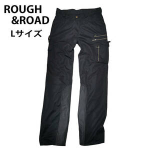 ROUGH&ROAD ラフアンドロード メッシュパンツ Lサイズ バイク バイカー ブラック