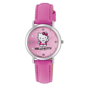 シチズン 腕時計 ハローキティ 防水 革ベルト 日本製 0017N003 ピンク 4966006059847/送料無料
