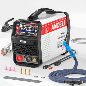 100V/200V 200A TIG溶接機 TIG/アーク溶接/CLEAN/パルス LEDスクリーン インバーター直流溶接機 TIG-250MPC