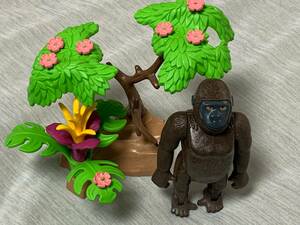 Playmobil 3039 ゴリラ 廃番 プレイモービル Gorilla and Tree Banana