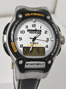 1円スタート【稼働/現状品】TIMEX　タイメックス　腕時計　IRONMAN　TRIATHLON　アイアンマン　トライアスロン　ユニセックス