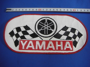 当時物 ★ 大判 ヤマハ ビンテージ パッチ 音符★刺繍 ワッペン YAMAHA RZ250R RZ350 RZV500r XS650E 国産 旧車 Japanese Motorcycl