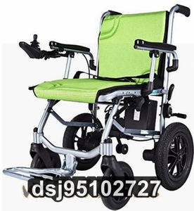 車いす 軽量 折り畳み 電動車椅子 介護式 車イス 耐荷重100kg 高齢者障害者用アルミ合金折りたたみ スマート電磁ブレーキ
