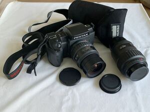 PENTAX ペンタックス　SF7（中古）レンズ28-80ｍｍZoom、70-200mmZoom ジャンク品