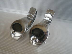 ■ジャンク 2本セット■SEIKO ALBA SPOON W620-4140 セイコー アルバ スプーン 腕時計 メンズ デジタル