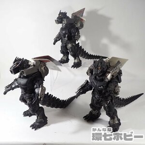 0RW79◆バンダイ 劇場限定メカゴジラ2003 2004 重武装型 ソフビ フィギュア ムービーモンスターシリーズ まとめ/ 機龍 ゴジラ 怪獣 送100