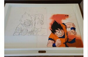 DRAGON BALL　セル画　孫悟空　直筆背景画　直筆動画　セット　検　鳥山明　ドラゴンボール