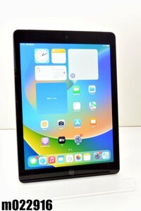 白ロム SIMフリー au SIMロック解除済 Apple iPad5 Wi-Fi+Cellular 32GB iPadOS16.7.7 スペースグレイ MP1J2J/A 初期化済 【m022916】