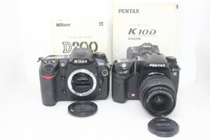 【デジタル一眼レフカメラまとめ売り】Nikon D200 ＋ PENTAX K10D レンズセット #0093-839