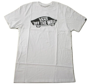 JB即決 US企画 VANS バンズ OFF THE WALL オフザウォール ロゴ Tシャツ 白 Lサイズ 新品 DOGTOWN ドッグタウン　ALVA SK8 80 90 USA