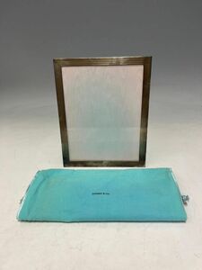 Gr1137『T都の古い家の家主D様より委託』ティファニー　Tiffany & Co.　sterling925　silver　銀製　額　写真立　共袋箱　インテリア