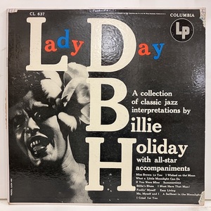 ●即決VOCAL LP Billie Holiday / Lady Day jv3656 米オリジナル、マルーン Gg Dg Mono ビリー・ホリデイ b5全体に小さく音に出る砂傷
