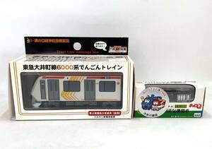 ● 東急大井町線6000系 でんごんトレイン チョロQ 大井川鉄道オリジナル C11190型蒸気機関車 2点セット