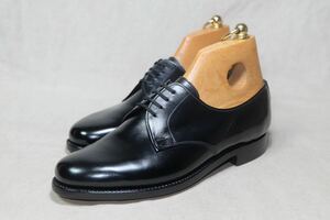 希少数回着1960年代製French Vintage『Pratic』極上カーフレザー使用レースアップシューズ UK37 革靴ハンドメイドフランスヴィンテージ
