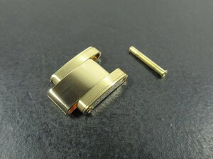 【ロレックス】ヴィンテージ 純正 パーペチュアル・デイト等 レディース 9.1mm リベットブレス用 K18YG 1コマ(片方ピン無し)