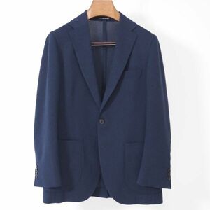 【美品】 ユナイテッドアローズ UNITED ARROWS 4-HT010 ユナイテッドアローズ 春夏 ジャケット ネイビー 46 メンズ