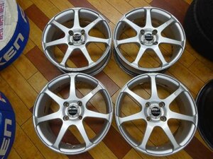 AVS　Model7　15インチホイール4本　15x5.5J　4H　PCD100　OFF44　川越