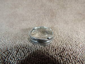 ヴィンテージ リング 指輪 925 (シルバー)刻印あり・美品・18号・5.70g