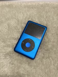 少Apple iPod classic 第6.5世代 160GBから512GB ブルー 青色 青カスタム　改造 MC297J MC293J