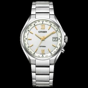 ★512 【定価55000円 新品 送料無料】 CITIZEN シチズン ATTESA アテッサ 腕時計 シルバー CB1120-50C エコドライブ 電波時計 10気圧防水