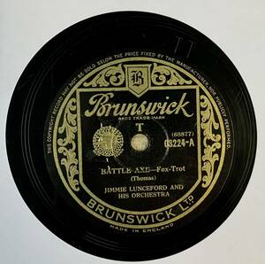 JIMMIE LUNCEFORD AND HIS ORCHESTRA/ BATTLE AXE/CHOCOLATE-Boogie Woogie (Brunswick 03224)　SP盤　78RPM 　JAZZ 《英》