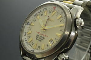 LVSP6-5-11 7T052-11 SEIKO セイコー 腕時計 8F56-00D0 アルピニスト デイト ラウンド クォーツ 約80g メンズ シルバー ジャンク