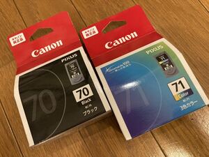 キャノン 純正 インクカートリッジ BC-70 BC71 セット 新品 Canon ブラック カラー FINE カートリッジ