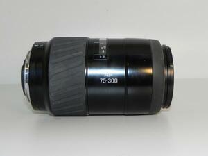 *中古品　Minolta AF 75-300mm/f 4.5-5.6 レンズ。