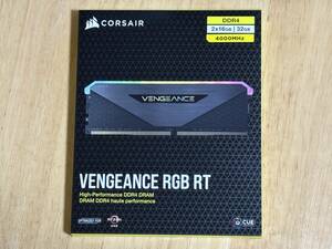 CORSAIR VENGEANCE RGB RT DDR4-4000MHz 16GB×2枚セット 計32GB 1.35V CMN32GX4M2Z4000C18