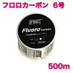 フロロカーボン 6号 500m フロロライン ハリス 釣り糸AB