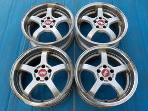 西濃 深リム★レイズ セブリング RAYS SEBRING ITC 16インチ 社外アルミホイール 4本セット★16x7JJ+30 5H/100★VW ゴルフ 1J系★K8603P