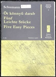 シューマン five easy pieces schumann scghnitterliedchen 輸入楽譜/洋書/ヴァイオリン/チェロ/弦楽器