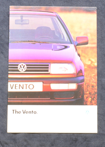 フォルクスワーゲン　ヴェント　VW　Vento　1992~98年　カタログ　三代目ジェッタ【VW21-07】