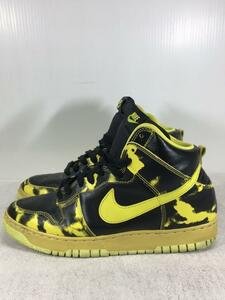 NIKE◆Dunk High 1985 SP Yellow Acid Washハイカットスニーカー/27cm/DD9404-001