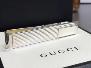 グッチ ネクタイピン タイピン タイバー GUCCI ITLY 925 マネークリップ