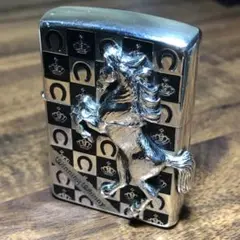 Zippo WINNING WHINNY  立体２面メタル貼