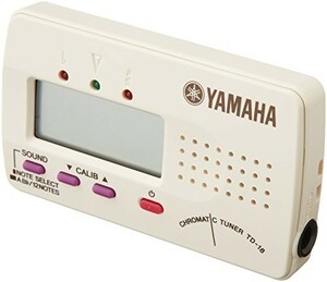 ヤマハ YAMAHA クロマチックチューナー ホワイト TD-18WE