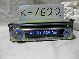 K-1622　KENWOOD　ケンウッド　E303　MP3　1Dサイズ　CDデッキ　故障品