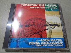 マゼール,LORIN MAAZEL,VIENNA PHILHARMONIC/TCHAIKOVSKY:1812 OVERTURE etc.(CBS/SONY:38DC 9 \3.800 NNM CD/1A1 STAMPER