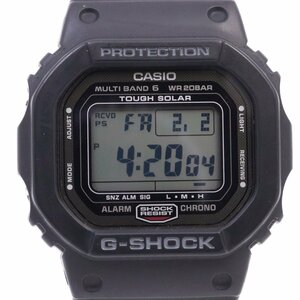 カシオ G-SHOCK スクエア ソーラー電波 マルチバンド6 スクリューバック メンズ 腕時計 GW-5000-1JF【いおき質店】管理2