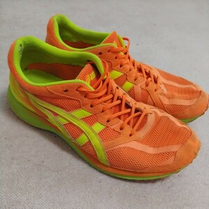 アシックス ランニングシューズ TARTHERZEAL5 ターサー 25cm オレンジ　asics