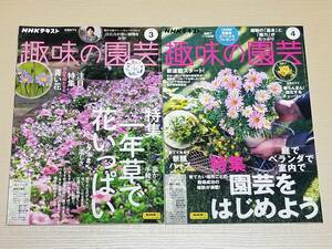 『NHK 趣味の園芸 2024年3・4月号 2冊セット』特集：一年草で花いっぱい・場所別 園芸をはじめよう