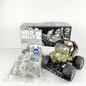 《現状品》TAMIYA/タミヤ/WILD WILLY2/ワイルドウイリー/WR-02/【1/10】/電動RC/オフロードカー/ラジコン/メタリックスペシャル/RC001