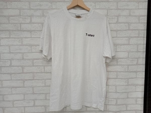 VETEMENTS DEFINITION T-shirt UE51TR300W ヴェトモン 半袖Tシャツ メンズ ホワイト ロゴ シンプル Mサイズ バックプリント 店舗受取可