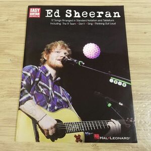 楽譜[ギタースコア エド・シーラン Ed Sheeran : EASY GUITAR with Notes＆TAB] 15曲 洋楽 輸入楽譜 HAL-LEONARD