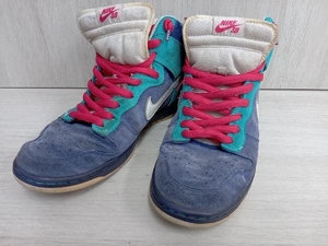 現状品 NIKE DUNK HIGH PRO SB スニーカー 28.5cm ブルー系 305050-400