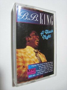 【カセットテープ】 B.B. KING / A BLUES NIGHT US版 Ｂ・Ｂ・キング