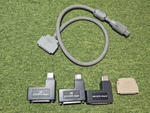 PowerBook HDI SCSI/DOCK＆SCSIアダプタ＆SCSIケーブル＆ターミネータ